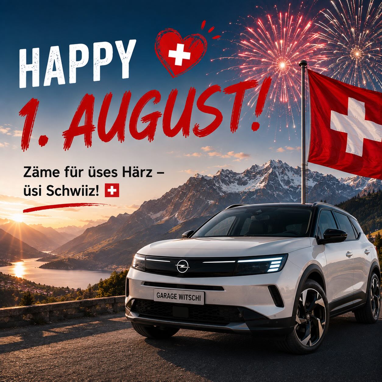 🇨🇭 Wir wünschen euch einen tollen 1. August 🇨🇭